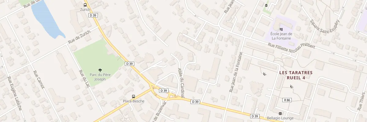 Plan du 5 All du Cardinal à Rueil-Malmaison