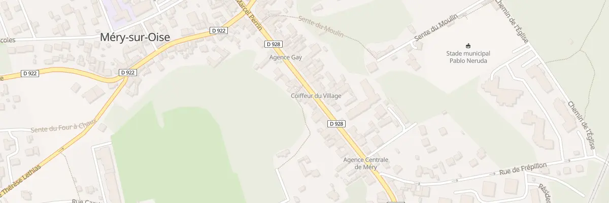 Plan du 44B Av Marcel Perrin à Méry-sur-Oise