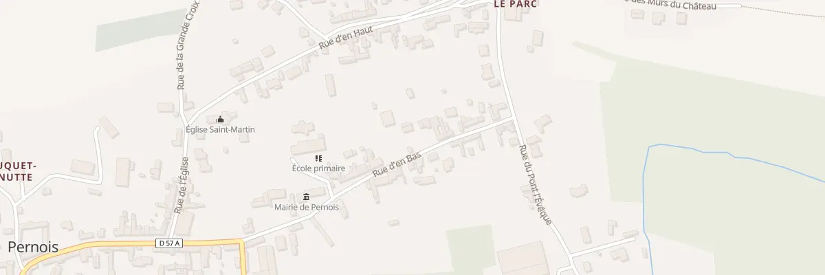 Plan du 225 Rue d’En Bas à Pernois