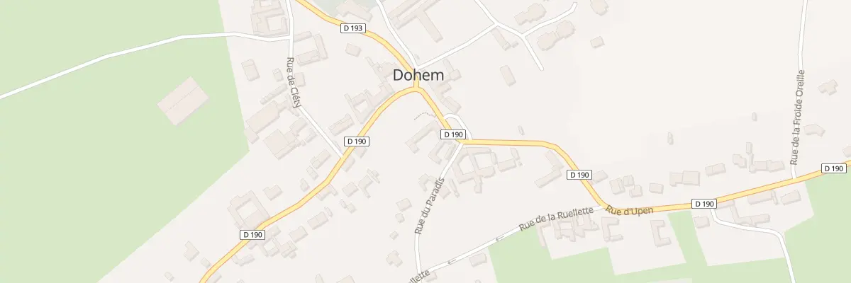 Plan du 3 Pl de l’Eglise à Dohem