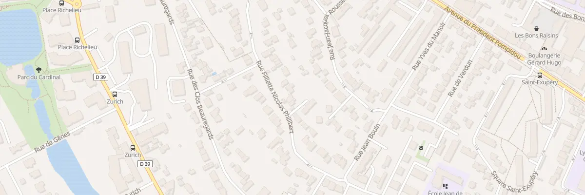 Plan du 83 Rue Ftte N Philibert à Rueil-Malmaison