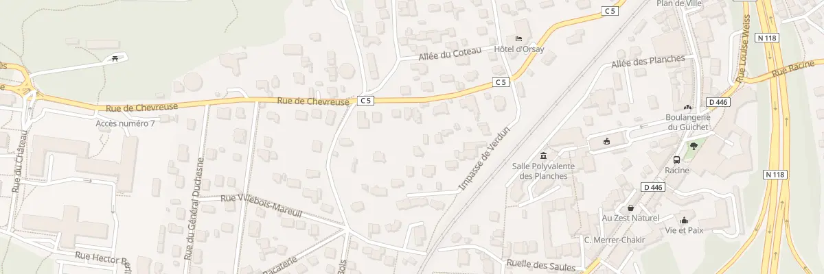 Plan du 15 Rue de Verdun à Orsay
