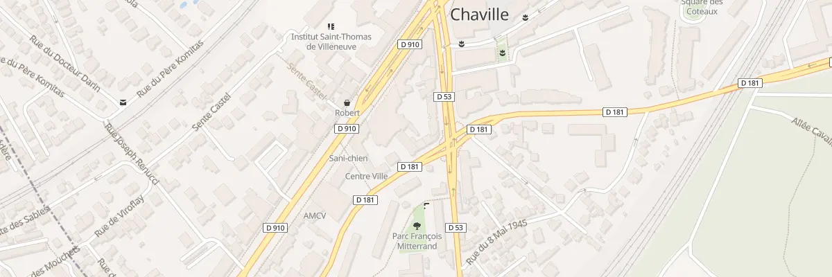 Plan du 24 Rue Pave des Gardes à Chaville