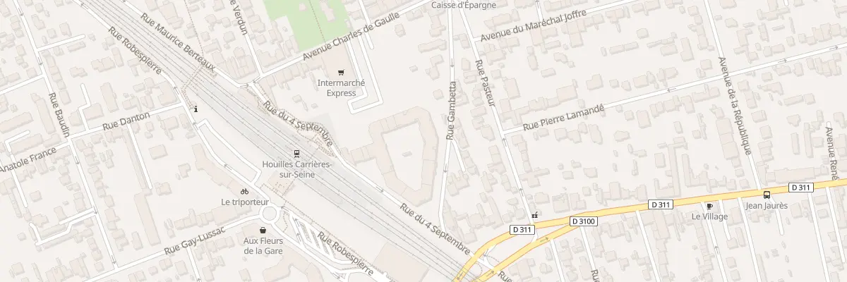 Plan du 42 Rue Gambetta à Houilles