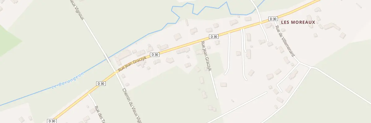 Plan du 58 Rue Jean Graczyk à Vignoux-sur-Barangeon