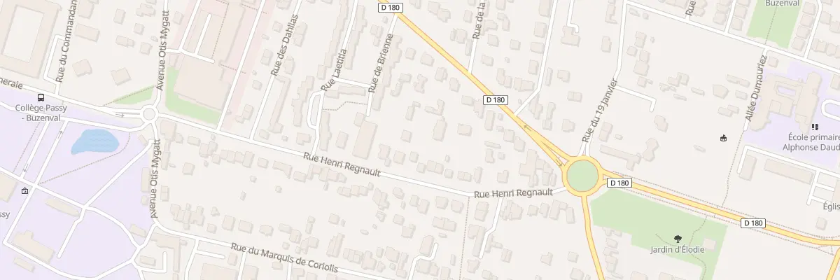 Plan du 30 Rue Henri Regnault à Rueil-Malmaison