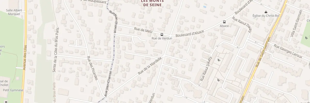 Plan du 8 Rue de Verdun à Cormeilles-en-Parisis