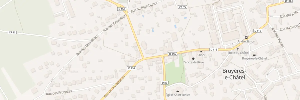 Plan du 52B Rue de la Libération à Bruyères-le-Châtel
