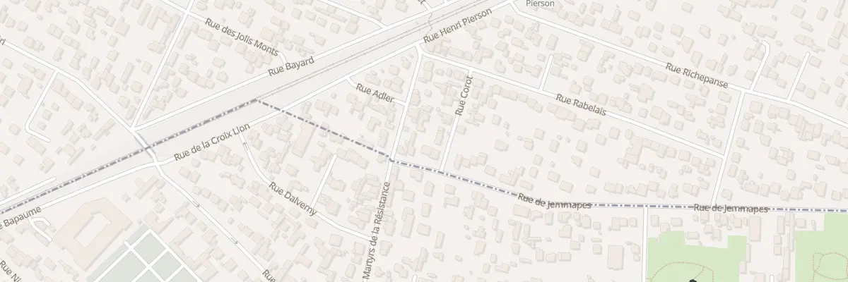 Plan du 3B Rue de Jemmapes à Sartrouville