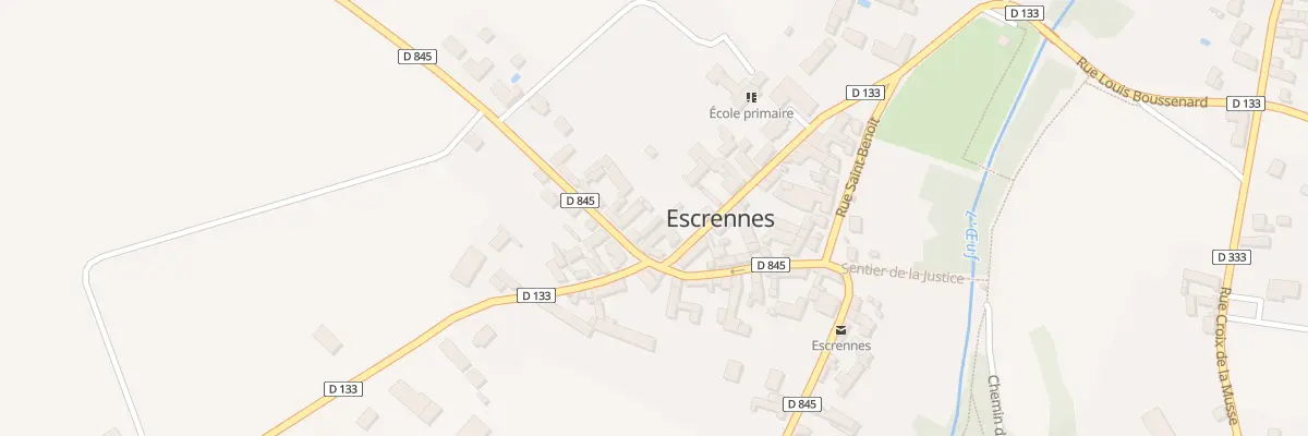 Plan du 4 Rue de Montvilliers à Escrennes