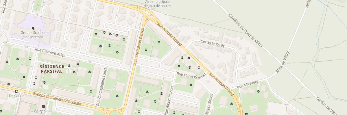 Plan du 2 Rue Louis Blériot à Vélizy-Villacoublay