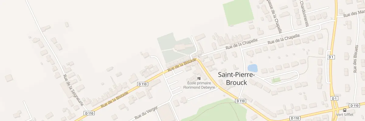Plan du 42 Rue de la Bistade à Saint-Pierre-Brouck