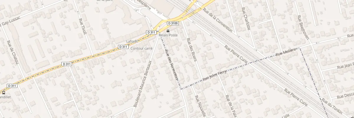Plan du 92 Rue des Fermettes à Houilles