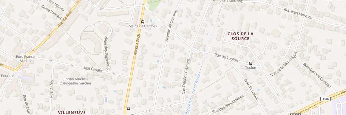 Plan du 4B Av de Lorraine à Garches