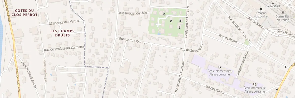 Plan du 41 Rue de Strasbourg à Cormeilles-en-Parisis