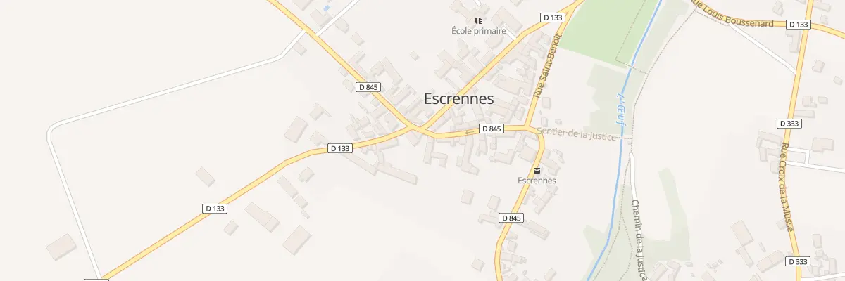 Plan du 2B Rue des Percherons à Escrennes