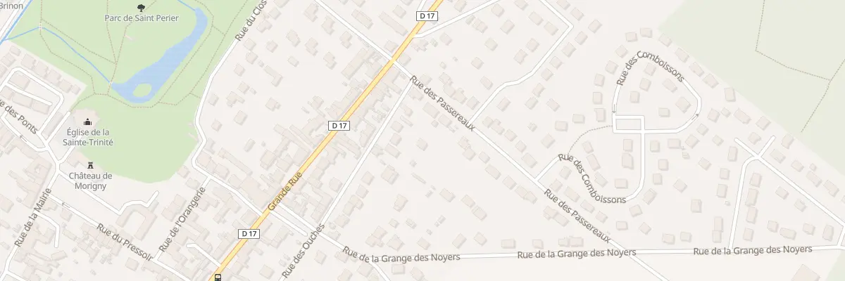 Plan du 38 Rue des Ouches à Morigny-Champigny