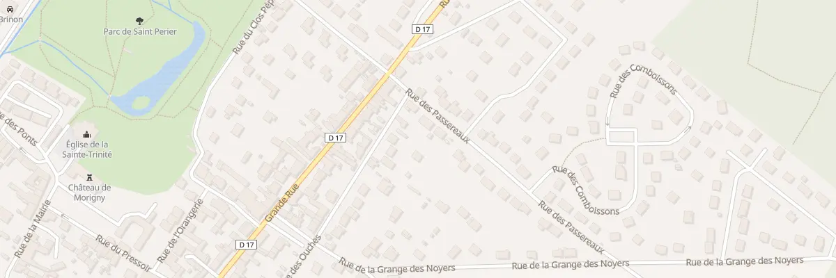 Plan du 40 Rue des Ouches à Morigny-Champigny