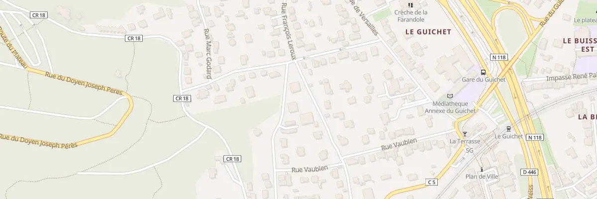 Plan du 15 Rue François Leroux à Orsay