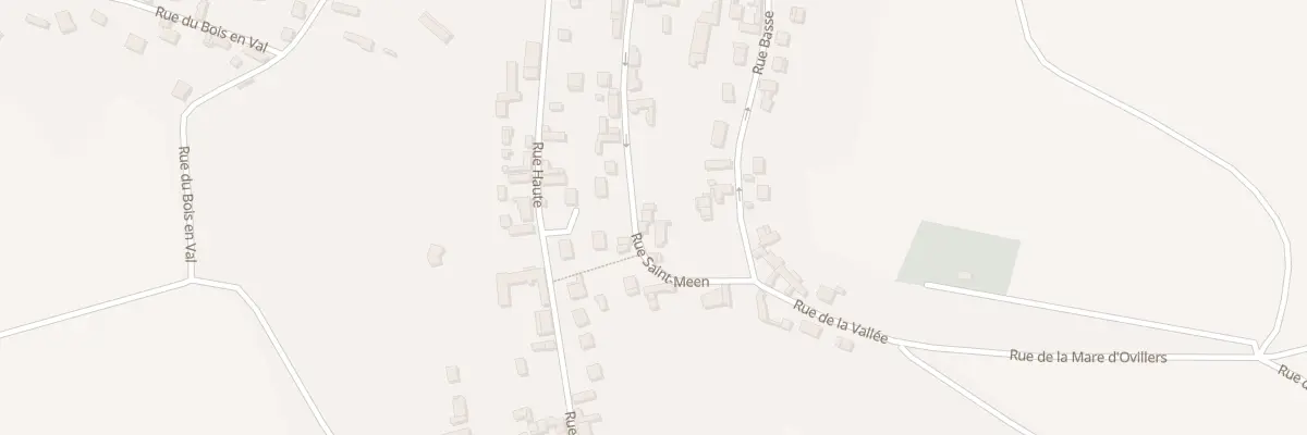Plan du 10 Rue St Meen à Mortefontaine-en-Thelle