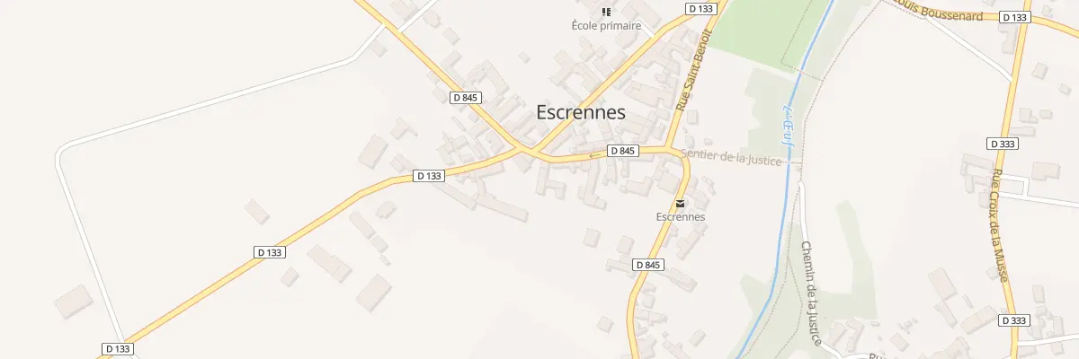 Plan du 2 Rue des Percherons à Escrennes