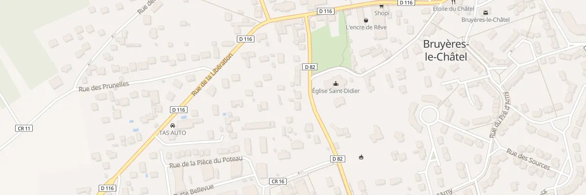 Plan du 18 Rue de l’Eglise à Bruyères-le-Châtel