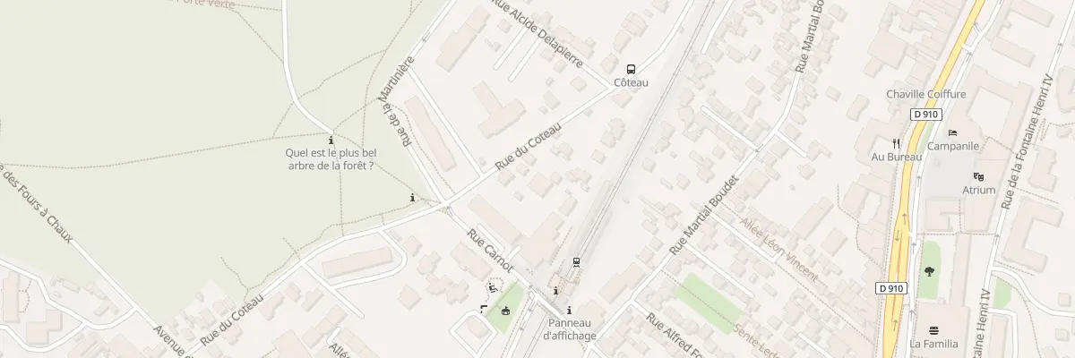 Plan du 17 Rue du Coteau à Chaville