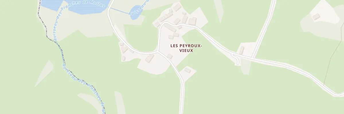 Plan du 15 Les Peyroux Vieux à Saint-Chabrais