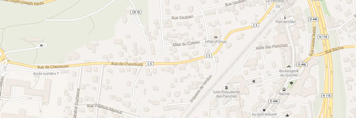 Plan du 14 Rue de Verdun à Orsay