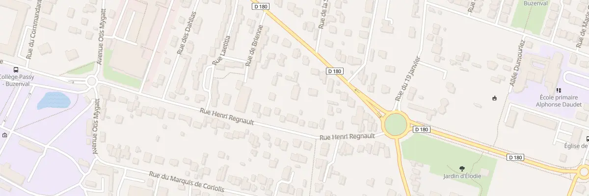 Plan du 28 Rue Henri Regnault à Rueil-Malmaison