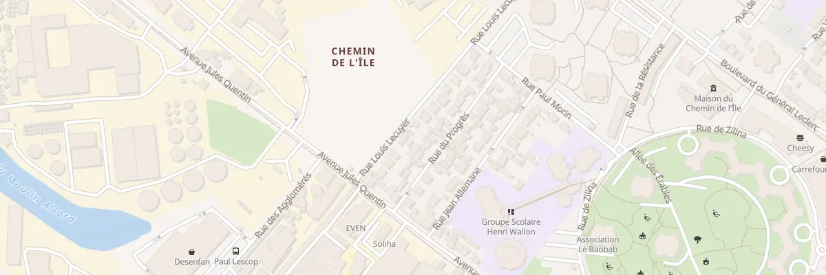 Plan du 47 Rue Louis Lecuyer à Nanterre