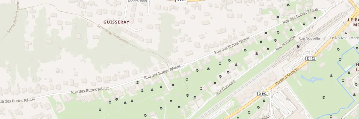 Plan du 44 Rue des Buttes Réault à Breuillet