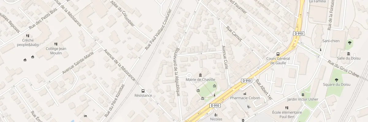 Plan du 13 Av Berthelot à Chaville