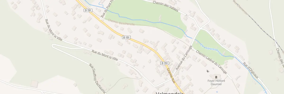 Plan du 97 Gr Grande Rue à Valmondois
