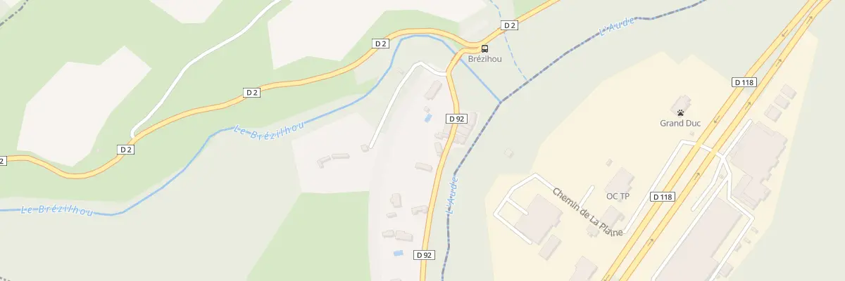 Plan du 4 Brezilhou-Haut à Campagne-sur-Aude