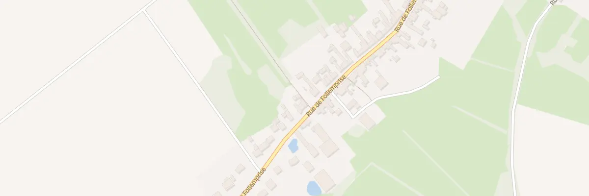 Plan du 598 Rue de Follemprise à Vignacourt