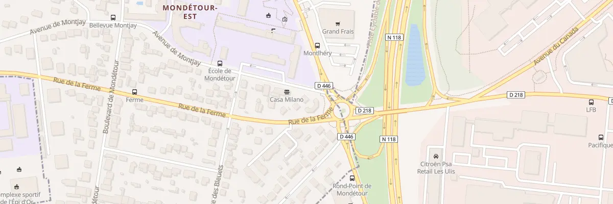 Plan du 15 Av de Montjay à Orsay