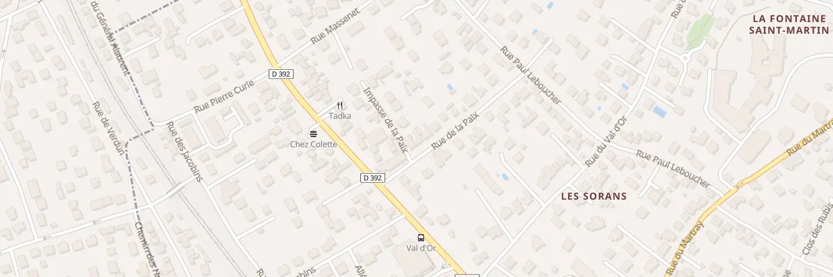 Plan du 7 Rue de la Paix à Cormeilles-en-Parisis