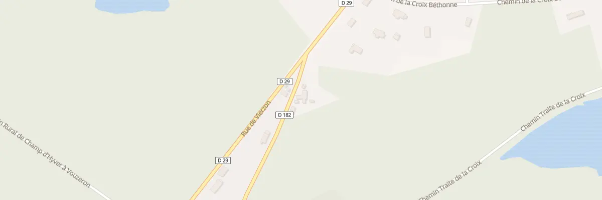 Plan du 3 Rte de Vouzeron à Nançay