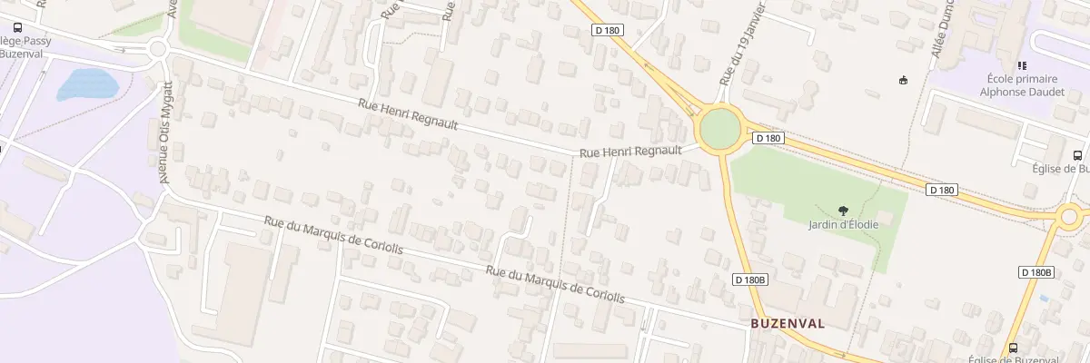 Plan du 23 Rue Henri Regnault à Rueil-Malmaison