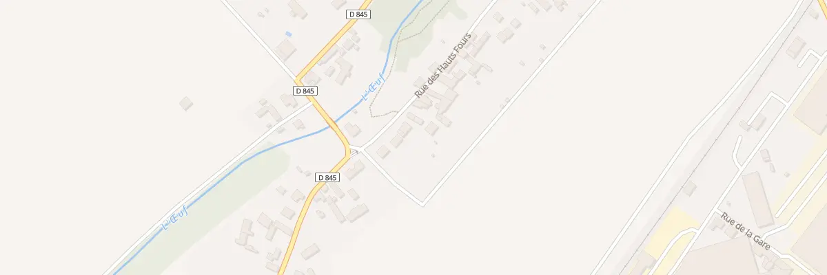 Plan du 61 Rue des Hauts Fours à Escrennes