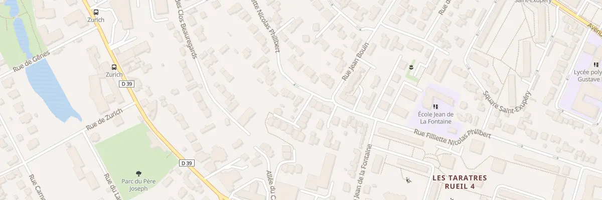 Plan du 122 Rue Ftte N Philibert à Rueil-Malmaison