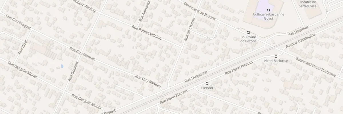Plan du 184 Rue Robert Villoing à Sartrouville