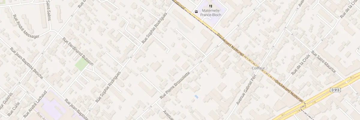 Plan du 109 Rue Pierre Brossolette à Rueil-Malmaison