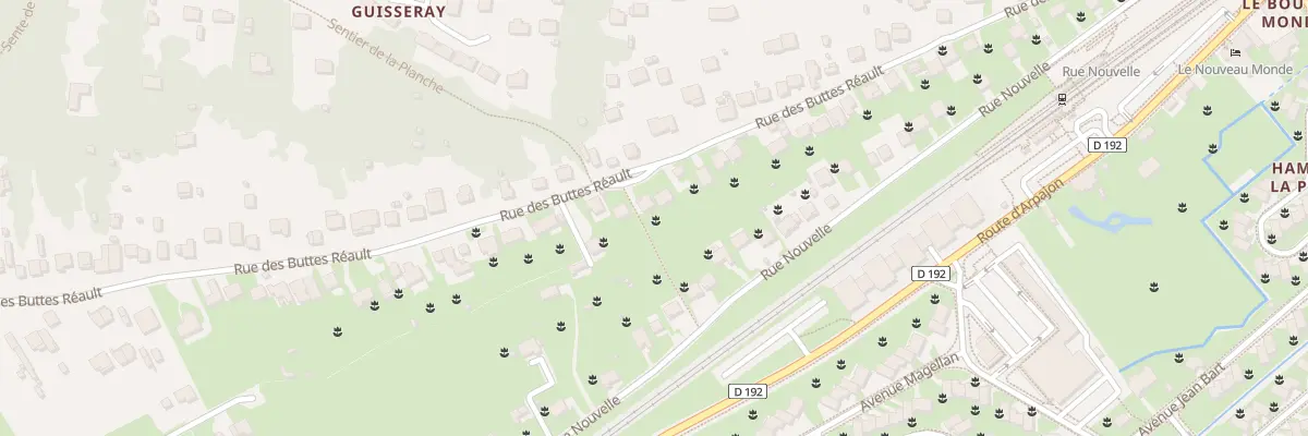 Plan du 45 Rue des Buttes Réault à Breuillet