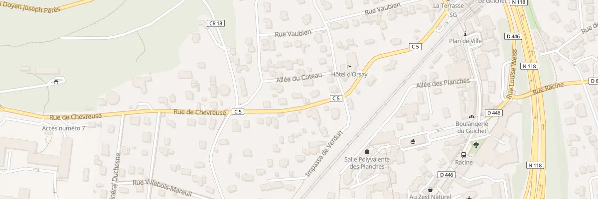 Plan du 12 Rue de Verdun à Orsay