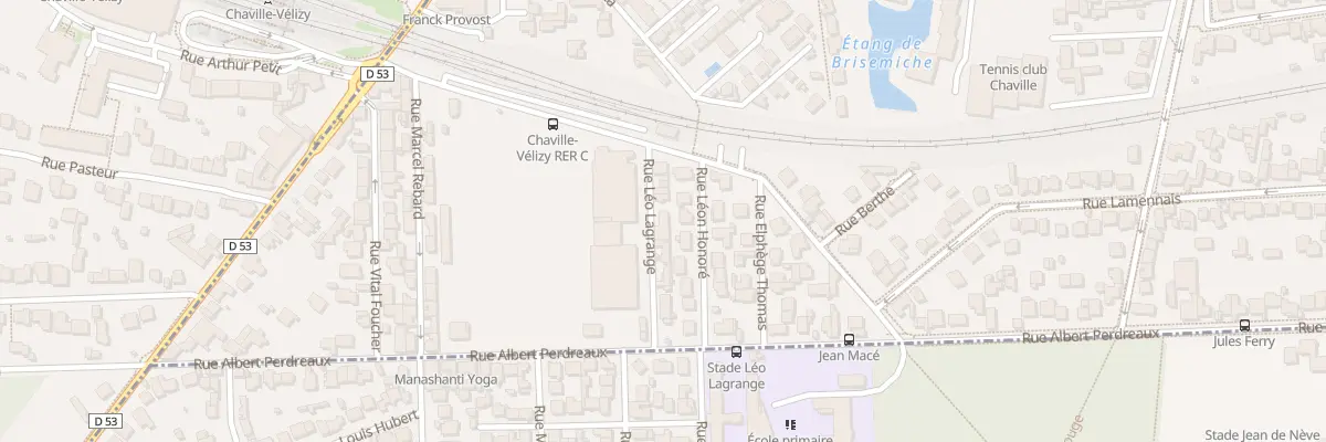 Plan du 5 Rue Léo Lagrange à Chaville
