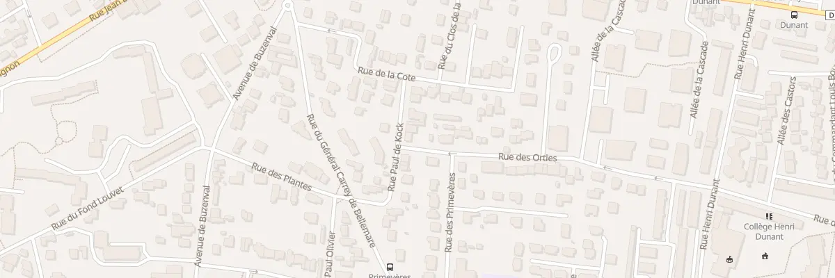 Plan du 13 Rue Paul de Kock à Rueil-Malmaison