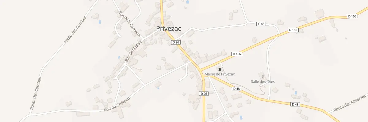 Plan du 5018 Privezac à Privezac
