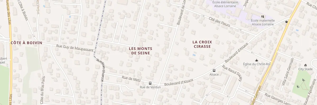 Plan du 112 Bd de Lorraine à Cormeilles-en-Parisis